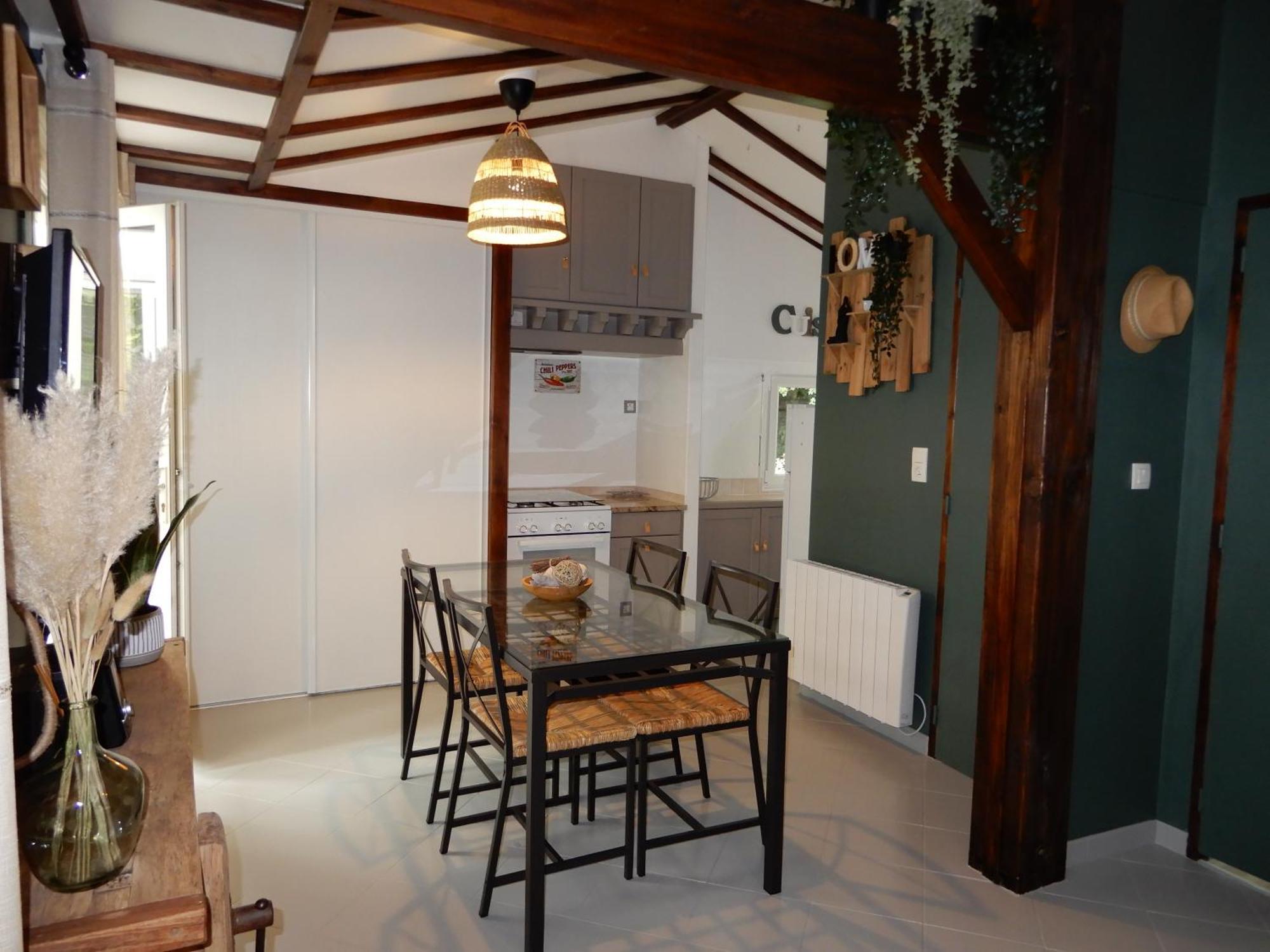 Le Cottage Exotique Du Lutin Many & Son Bain Nordique Saint-Christophe-Sur-Conde Екстериор снимка